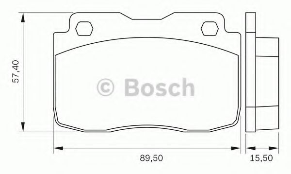 BOSCH 0 986 BB0 256