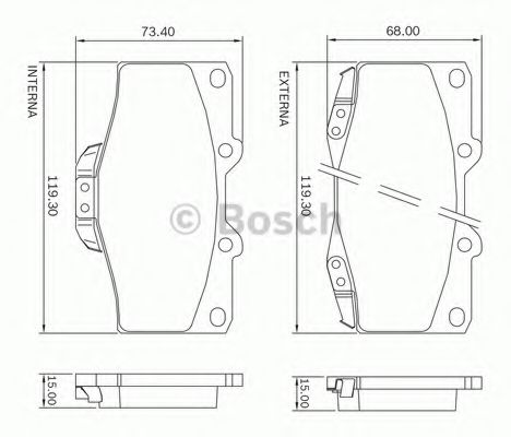 BOSCH 0 986 BB0 732