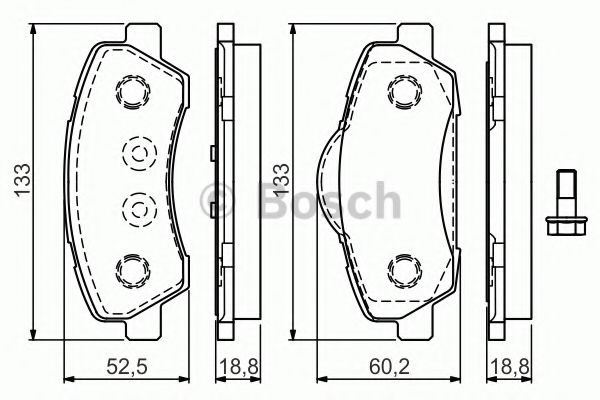 BOSCH 0 986 TB3 158