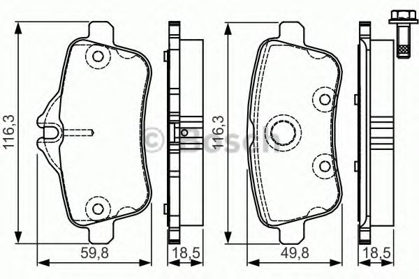 BOSCH 0 986 TB3 206