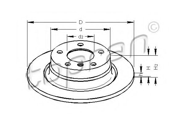 TOPRAN 500 950