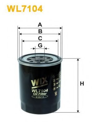 WIX FILTERS WL7104