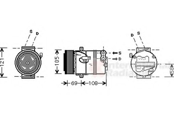 VAN WEZEL 3700K445