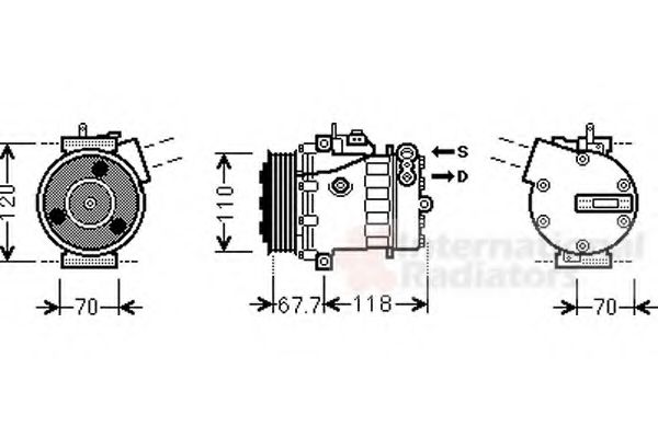 VAN WEZEL 1700K384