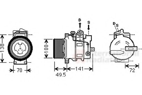 VAN WEZEL 3000K476