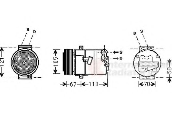 VAN WEZEL 3700K494