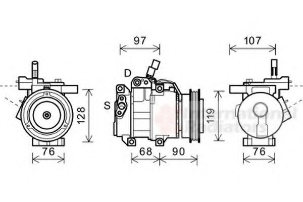 VAN WEZEL 8300K161