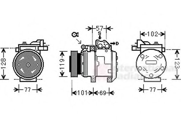 VAN WEZEL 8300K146