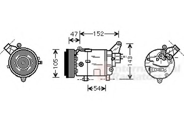 VAN WEZEL 0600K076