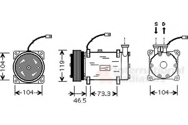 VAN WEZEL 0900K030