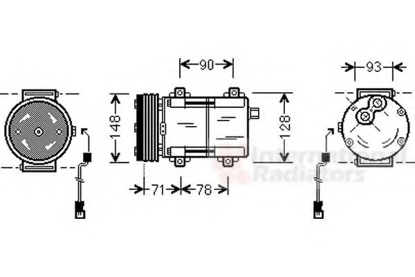 VAN WEZEL 1800K277