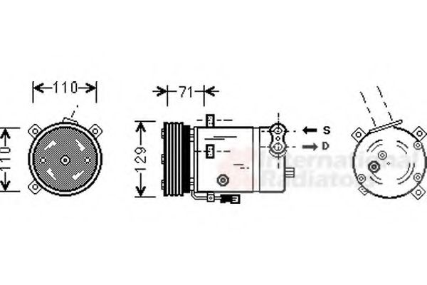 VAN WEZEL 3700K276