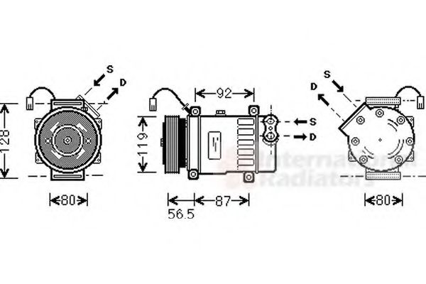 VAN WEZEL 4000K036