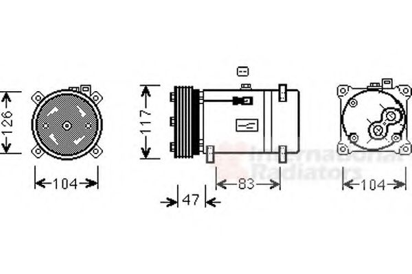 VAN WEZEL 4000K066