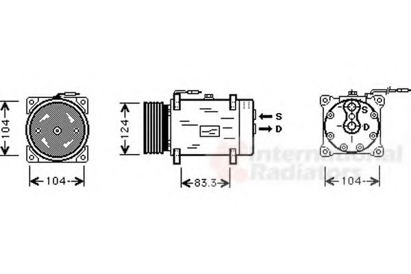 VAN WEZEL 4300K244