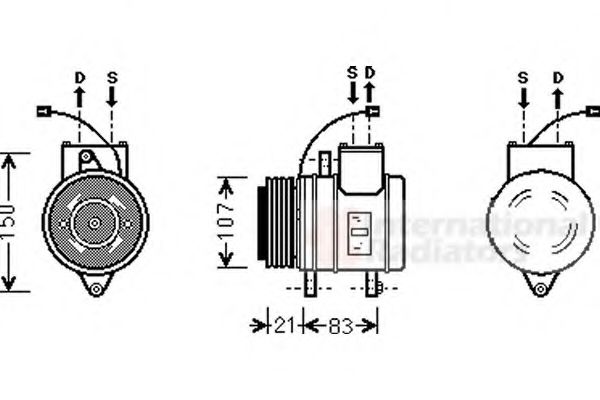 VAN WEZEL 8100K041