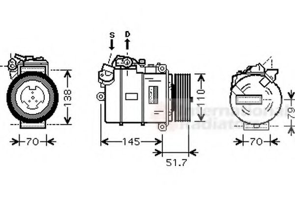 VAN WEZEL 0600K329