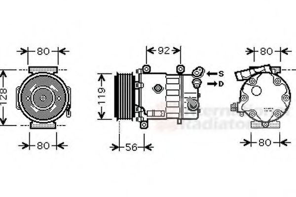 VAN WEZEL 0900K255