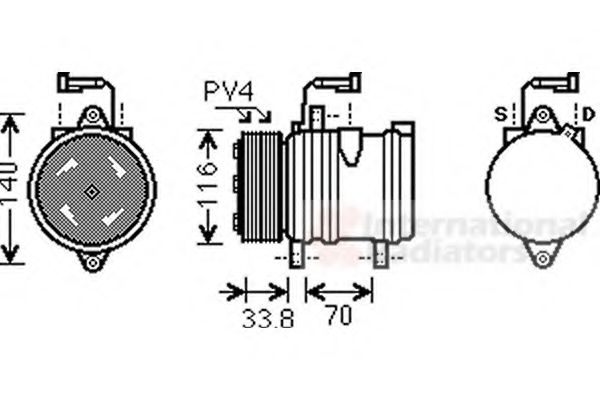 VAN WEZEL 1700K374