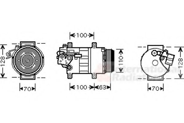 VAN WEZEL 3000K434