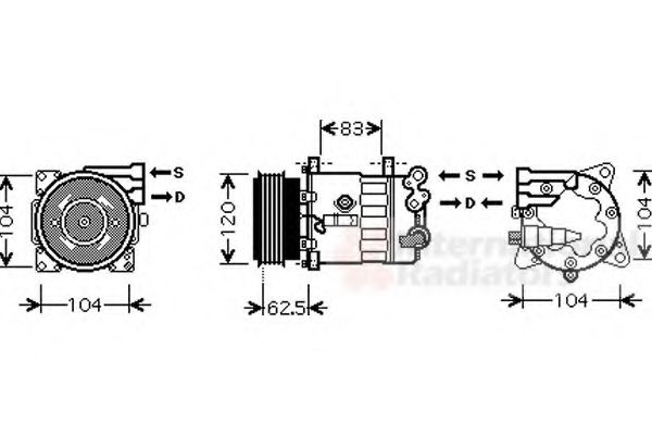 VAN WEZEL 4000K321