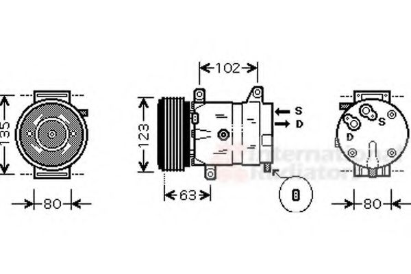 VAN WEZEL 4300K404