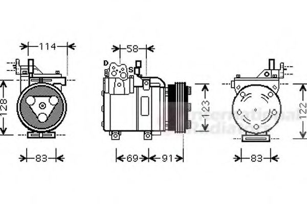 VAN WEZEL 8200K196