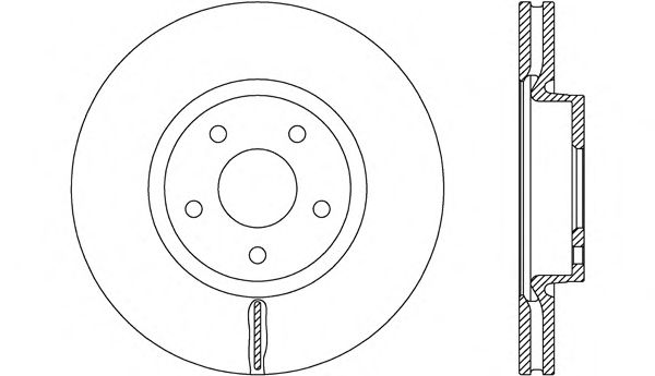 OPEN PARTS BDR2687.20