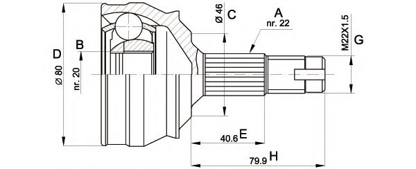 OPEN PARTS CVJ5011.10