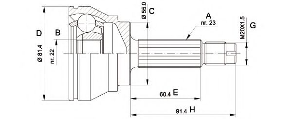 OPEN PARTS CVJ5012.10