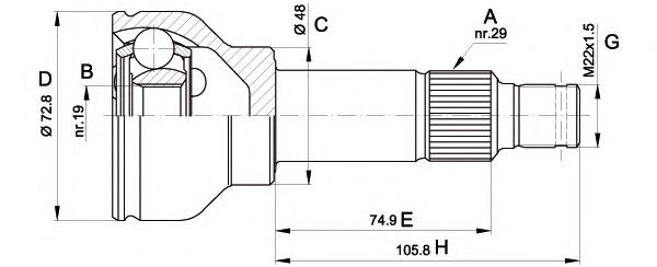 OPEN PARTS CVJ5034.10