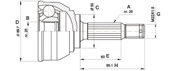 OPEN PARTS CVJ5061.10