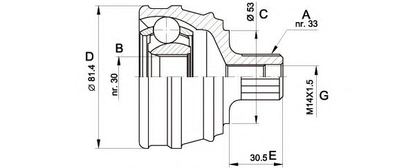 OPEN PARTS CVJ5063.10