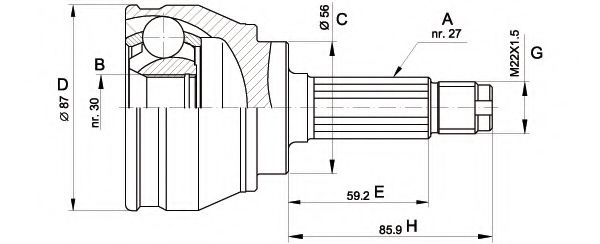 OPEN PARTS CVJ5083.10