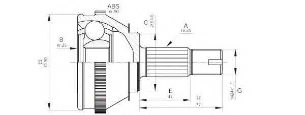 OPEN PARTS CVJ5093.10