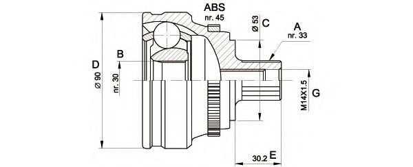 OPEN PARTS CVJ5110.10