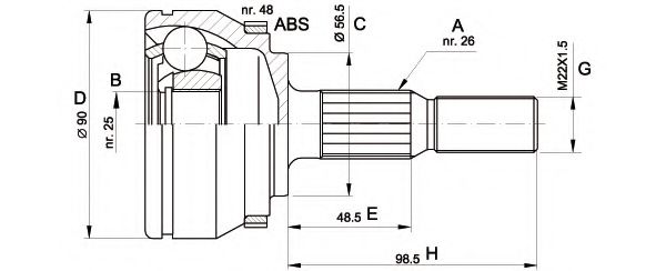 OPEN PARTS CVJ5132.10