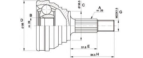 OPEN PARTS CVJ5149.10