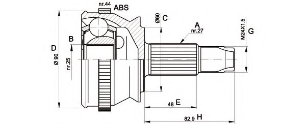 OPEN PARTS CVJ5155.10