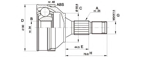 OPEN PARTS CVJ5176.10