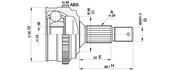 OPEN PARTS CVJ5179.10