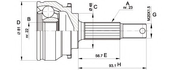 OPEN PARTS CVJ5194.10