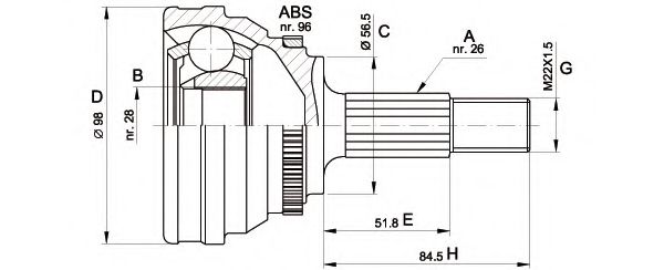 OPEN PARTS CVJ5203.10