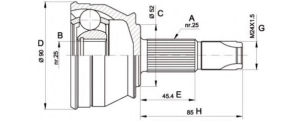 OPEN PARTS CVJ5211.10