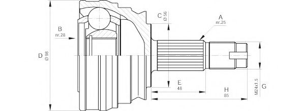 OPEN PARTS CVJ5238.10