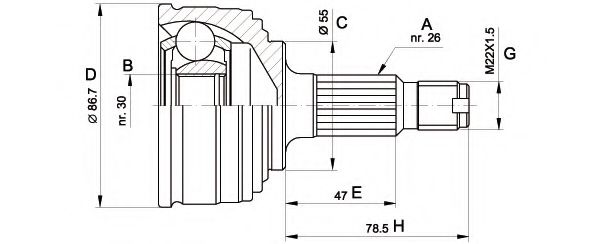 OPEN PARTS CVJ5245.10