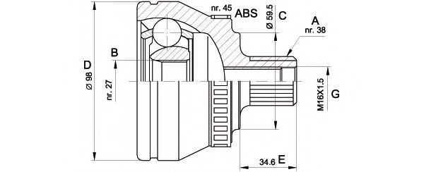 OPEN PARTS CVJ5261.10