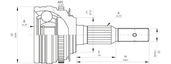 OPEN PARTS CVJ5273.10