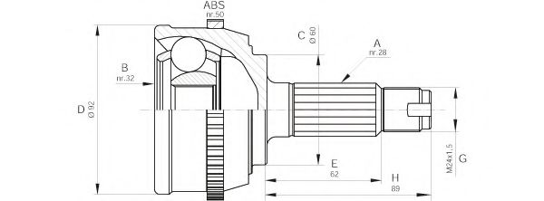 OPEN PARTS CVJ5278.10