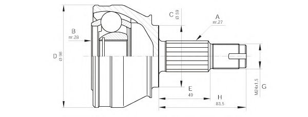 OPEN PARTS CVJ5295.10